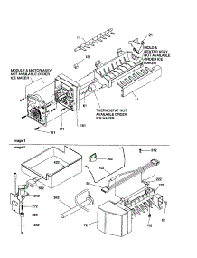 Ice Maker Assembly parts for Amana Bottom-Mount Refrigerator BG21VW-P1325013WW from AppliancePartsPros.com