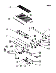 Stand Assy parts for Dcs Gas Grill BGB36-BQARN-70006A from AppliancePartsPros.com