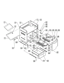 Cart Asy parts for Dcs Gas Grill BGB48-BQARL-70008-A from AppliancePartsPros.com