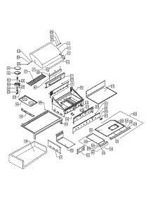 Grill Body parts for Dcs Gas Grill BGB48-BQRL-70494-A from AppliancePartsPros.com