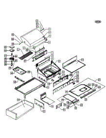 Grill Assy 1 parts for Dcs Gas Grill BGB48-BQRN-70494A from AppliancePartsPros.com
