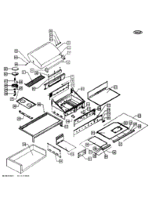 Grill Assy 2 parts for Dcs Gas Grill BGB48-BQRN-70494A from AppliancePartsPros.com