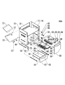 Cart Assy parts for Dcs Gas Grill BGB48-BQRN-70494A from AppliancePartsPros.com