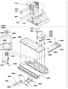 Machine Compartment Assembly parts for Amana Bottom-Mount Refrigerator BH20TL-P1317003WL from AppliancePartsPros.com