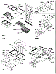 Shelving Assemblies parts for Amana Bottom-Mount Refrigerator BH20TW-P1316304WW from AppliancePartsPros.com
