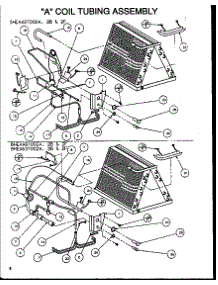 "A" Coil Tubing Assembly parts for Amana Air Handler BHEA48T002B/P1101513C from AppliancePartsPros.com