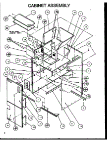 Cabinet Assembly parts for Amana Air Handler BHEA48T002F/P1101515C from AppliancePartsPros.com