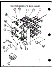 Electric Heater Kits (Bhk) / Canada (Bhk01c / P1101701c) (Bhk02c / P1101702c) (Bhk03c / P1101703c) (Bhk04c / P1101704c) (Bhk05c / P1101705c) (Bhk06c / P1101706c) parts for Amana Heating Cooling Combined Unit BHK01C/P1101701C from AppliancePartsPros.com