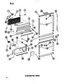 Evaporator parts for Amana Bottom-Mount Refrigerator BKI20EG-P747027WG from AppliancePartsPros.com