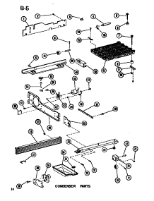 Condenser parts for Amana Bottom-Mount Refrigerator BKI20EG-P747027WG from AppliancePartsPros.com