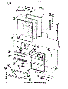 Refrigerator Door parts for Amana Bottom-Mount Refrigerator BKI20EL-P74702LWL from AppliancePartsPros.com