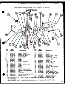 8 Cube Compact Ice Maker (Cic-4H / P76213-6W) parts for Amana Bottom-Mount Refrigerator BL20J-P7680818W from AppliancePartsPros.com