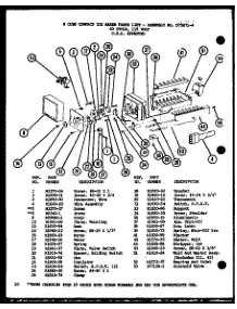 8 Cube Compact Ice Maker (Ic3h / P7621305w) (Ic3k / P7621309w) parts for Amana Bottom-Mount Refrigerator BL20K-P7812504W from AppliancePartsPros.com