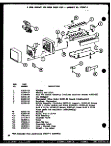8 Cube Compact Ice Maker (Ic3k / P7621310w) parts for Amana Bottom-Mount Refrigerator BL20K-P7812504W from AppliancePartsPros.com