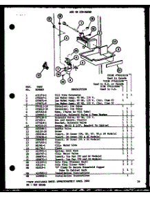 Add On Ice-Maker (Ic3k / P7621309w) (Ic3k / P7621310w) (Cic4k / P7621311w) parts for Amana Bottom-Mount Refrigerator BL20K-P7812513W from AppliancePartsPros.com