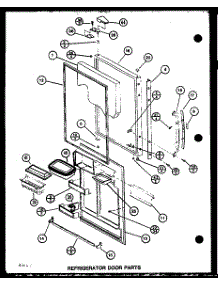 Refrigerator Door Parts (Bl20m / P7812518w) (Bl20n / P7812525w) parts for Amana Bottom-Mount Refrigerator BL20M-P7812518W from AppliancePartsPros.com