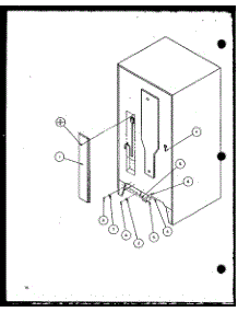 Cabinet Back (Bl20ql / P1125508wl) (Bl20ql / P1125503wl) (Bl20qw / P1125508ww) (Bl20qw / P1125503ww) parts for Amana Bottom-Mount Refrigerator BL20QW-P1125503WW from AppliancePartsPros.com