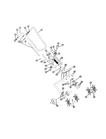 Handle Bar / Tine Assembly / Gear Box parts for Bolens Farming BL410 from AppliancePartsPros.com