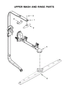 Upper Wash And Rinse Parts parts for Whirlpool Dishwasher BLB14FRANA0 from AppliancePartsPros.com