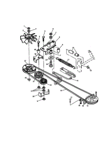 Belt Drive And Idlers parts for Sabre Front-Engine Lawn Tractor BM19070 from AppliancePartsPros.com
