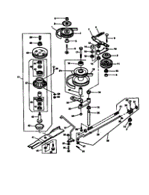 Mower Drive Belt / Sheaves / Spindles parts for Sabre Front-Engine Lawn Tractor BM19070 from AppliancePartsPros.com