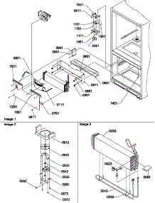 Evaporator & Freezer Control Assembly parts for Amana Bottom-Mount Refrigerator BM20TBL-P1305801WL from AppliancePartsPros.com