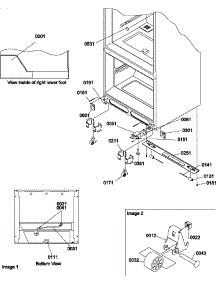 Insulation & Roller Assembly parts for Amana Bottom-Mount Refrigerator BM20TBL-P1305801WL from AppliancePartsPros.com