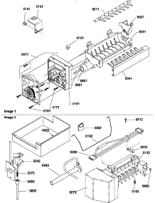 Ice Maker Assembly & Parts parts for Amana Bottom-Mount Refrigerator BM20TBW-P1305801WW from AppliancePartsPros.com