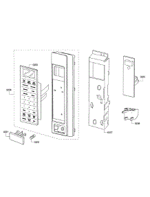 Control Panel parts for Gaggenau Built-In Microwave BM281710/01 from AppliancePartsPros.com