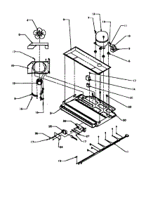 Compressor parts for Amana Bottom-Mount Refrigerator BP22A2E-P1161605WE from AppliancePartsPros.com
