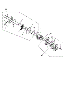Muffler And Air Cleaner parts for Homelite Gas Leaf Blower BP250-UT08017-D from AppliancePartsPros.com