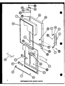 Refrigerator Door Parts (Bc20h / P7680805w) (Br-20H / P7680806w) (Bc20h / P7680807w) (Br-20H / P7680808w) (Bc20h / P7680810w) (Br-20H / P7680811w) parts for Amana Bottom-Mount Refrigerator BR-20H-P7680806W from AppliancePartsPros.com