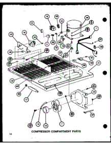 Compressor Compartment Parts (Bc20h / P7680805w) (Br-20H / P7680806w) (Bc20h / P7680807w) (Br-20H / P7680808w) (Bc20h / P7680810w) (Br-20H / P7680811w) parts for Amana Bottom-Mount Refrigerator BR-20H-P7680806W from AppliancePartsPros.com