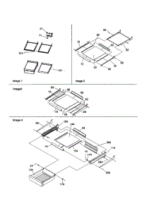 Ref. Feature Shelf / Meatkeeper parts for Amana Bottom-Mount Refrigerator BR18V1E-P1320707WB from AppliancePartsPros.com