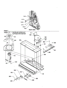 Machine Compartment parts for Amana Bottom-Mount Refrigerator BR18V1S-P1320707WS from AppliancePartsPros.com