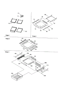 Ref. Feature, Shelf / Meatkeeper parts for Amana Bottom-Mount Refrigerator BR18V2E-P1320708WB from AppliancePartsPros.com