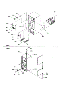 Covers, Hinges /  Light Cover parts for Amana Bottom-Mount Refrigerator BR18V2S-P1320708WS from AppliancePartsPros.com