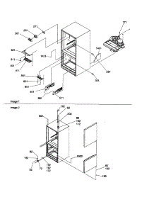 Covers, Hinge And Light Covers parts for Amana Bottom-Mount Refrigerator BR18VE-P1320703WE from AppliancePartsPros.com
