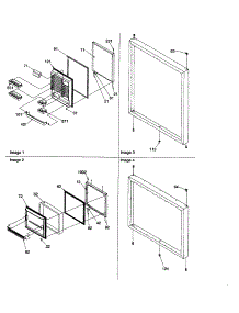 Door Assembly parts for Amana Bottom-Mount Refrigerator BR18VE-P1320703WE from AppliancePartsPros.com