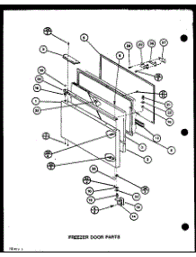 Freezer Door Parts (Bc20m / P7812521w) (Bc20n / P7812528w) parts for Amana Bottom-Mount Refrigerator BR20M-P7812519W from AppliancePartsPros.com