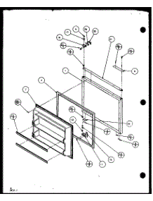 Freezer Door parts for Amana Bottom-Mount Refrigerator BR20QBW-P1125509WW from AppliancePartsPros.com