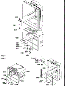 Light Switches & Drain Funnel parts for Amana Bottom-Mount Refrigerator BR22S6W-P1196706WW from AppliancePartsPros.com