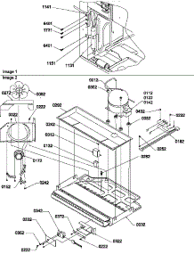 Machine Compartment Assembly parts for Amana Bottom-Mount Refrigerator BR22TL-P1196709WL from AppliancePartsPros.com