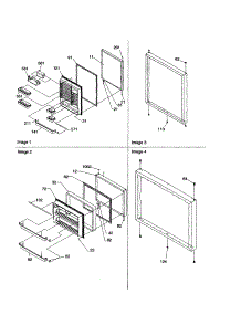 Door Assembly parts for Amana Bottom-Mount Refrigerator BR22V1W-P1325025WW from AppliancePartsPros.com