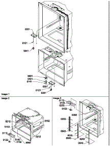 Light Switches & Drain Funnel parts for Amana Bottom-Mount Refrigerator BR22VE-P1321505WE from AppliancePartsPros.com