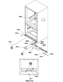 Insulation & Roller Assembly parts for Amana Bottom-Mount Refrigerator BR22VW-P1321505WW from AppliancePartsPros.com