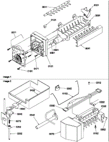 Ice Maker Assembly & Parts parts for Amana Bottom-Mount Refrigerator BR22VW-P1321505WW from AppliancePartsPros.com