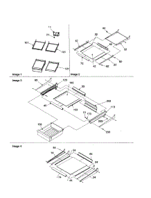 Refrig. Freature, Shelf And Deli parts for Amana Bottom-Mount Refrigerator BRD18V1S-P1326501WS from AppliancePartsPros.com