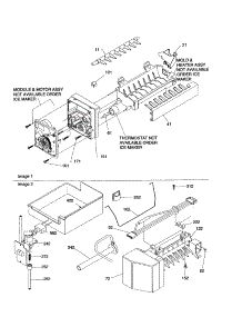 Ice Maker Assembly And Parts parts for Amana Bottom-Mount Refrigerator BRD18V1S-P1326501WS from AppliancePartsPros.com
