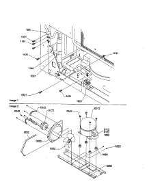 Machine Compartment Assembly parts for Amana Bottom-Mount Refrigerator BRF20TE-P1199201WE from AppliancePartsPros.com